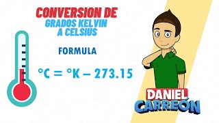 CONVERSIÓN DE GRADOS KELVIN A CELSIUS Super fácil  Para principiantes [upl. by Docia]