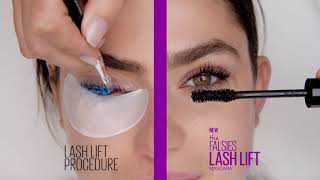 Maybelline New York Falsies Lash Lift Mascara  Application in Motion [upl. by Reyna]