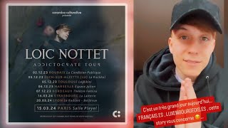 Loic Nottet  ADDICTOCRATE TOUR 🇨🇵🇱🇺🎟️ [upl. by Jard]