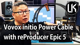 Vovox initio Power Cable TEST with reProducer Epic5 [upl. by Ariaet]