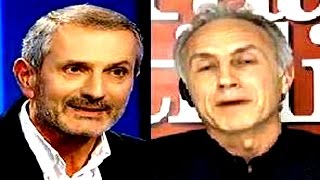 Travaglio umiliato da Carofiglio sulla totale mancanza di democrazia nel M5S contro art 49 C [upl. by Dibrin]