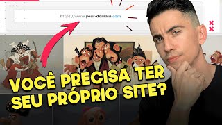 VOCÊ PRECISA TER SEU PRÓPRIO SITE PARA PORTFOLIO [upl. by Harad]