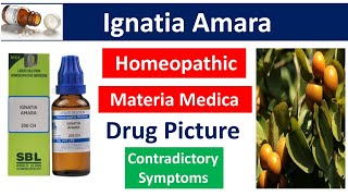 Ignatia Amara Homeopathic Medicine  Drug Picture  Materia Medica bhms [upl. by Ramaj571]