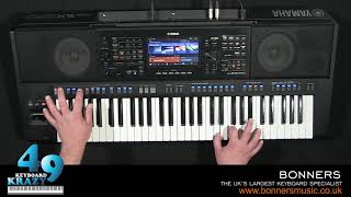 A Short Introduction Of The New Yamaha PSRSX920 Keyboard [upl. by Davine]