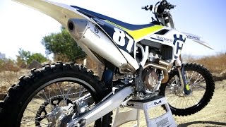 First Ride 2017 Husqvarna FC250  Motocross Action Magazine [upl. by Adnoel88]