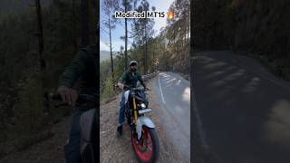 Modified MT15 🔥 mt15bs yamaha bikelover trendingsong shortsfeed youtubeshorts [upl. by Niryt389]