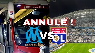 😡MARSEILLE  LYON MATCH ANNULÉ  🚨BUS DE LYON CAILLASSÉ   UNE HONTE  om ol [upl. by Alvin679]