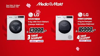 Bahar temizliği sizden teknolojileri MediaMarkt’tan  LG Çamaşır Makinesi amp Kurutma Makinesi [upl. by Yarak]