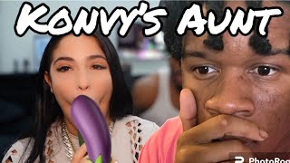 The Most Disrespectful Video Ive watched  Zias Dirty truth or dare with KONVYS AUNTY Reaction [upl. by Nivrehs]