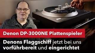 Hier seht ihr alles Andreas stellt den PremiumPlattenspieler DP 3000 NE von Denon® vor [upl. by Conias]