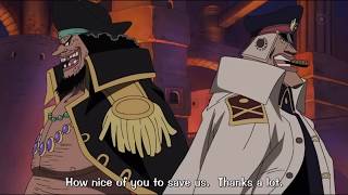 Shiryu Joins Blackbeards Crew  One Piece Epic Moment [upl. by Acisse668]