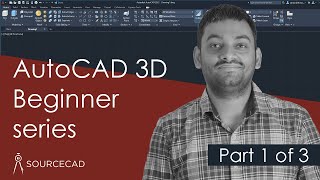 AutoCAD 3D beginner series  Part 1 of 3 [upl. by Nilac493]