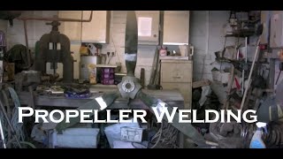 Welding an Aluminium Propeller with a Spool Gun [upl. by Zzahc]