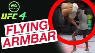 EA SPORTS UFC 4 FLYING SUBMISSIONS GUIDE EASY [upl. by Ambrose]