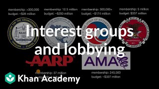 Interest groups and lobbying  Political participation  US government and civics  Khan Academy [upl. by Matthew]