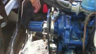 Alternator and water pump pulley install 1964 Mustang Coupe 289 D Code Day 7 [upl. by Nifares]