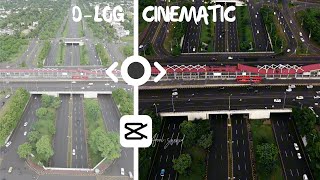 DJI Drone D log Color Grading Tutorial  Capcut color Grading Tutorial [upl. by Dorr]