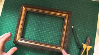 How to Restore and Reuse Old Picture Frames [upl. by Reube]