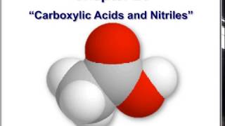 Organic Chemistry II  Chapter 20  Carboxylic Acids amp Nitriles [upl. by Alon]