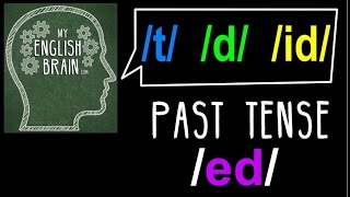 Past Tense ed Pronunciation My English Brain [upl. by Hort291]