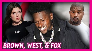 Antonio Brown Dines W Kanye West amp Julia Fox  Teases New Music amp Talks Buccaneers Drama [upl. by Ennaeus7]