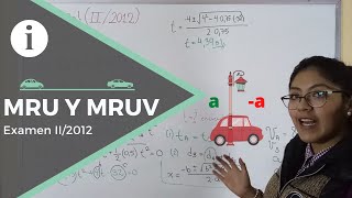 🚗Movimiento Rectilíneo Uniformemente Variado EXAMEN PASADO Ingeniería UMSA PREFACULTATIVO II2012 [upl. by Hessney962]