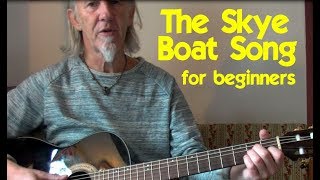 The Skye Boat Song Outlander easy guitar lesson [upl. by Nomrac]