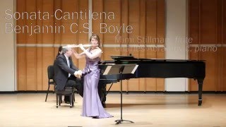 Benjamin CS Boyle SonataCantilena  Mimi Stillman flute [upl. by Rodl]