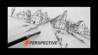 APPRENDRE LE DESSIN EN PERSPECTIVE  LES BASES [upl. by Asiak952]