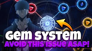 Solo Leveling Arise  DONT MAKE THIS CRITICAL MISTAKE GEM SYSTEM OVERVIEW amp ADVICE [upl. by Orabla]