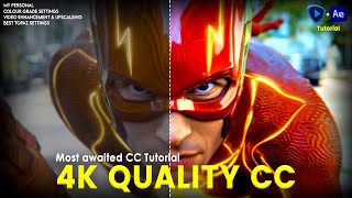 4k Quality Color Correction Tutorial  The Flash Edit CC [upl. by Acinoreb]