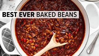 BAKED BEANS  The Best Ever Baked Beans Recipe [upl. by Airotciv203]