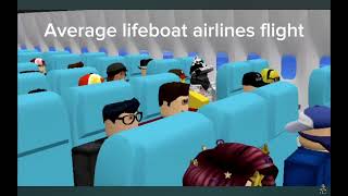 average lifeboat airlines flight [upl. by Alinoel]