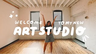 Moving Into My NEW Art Studio ✿ QampA Artist Vlog [upl. by Evelin]