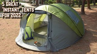 5 of the Best quotInstantquot Tents for 2022 Super Fast and Easy Setup [upl. by Abita]