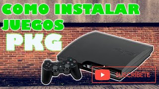 COMO INSTALAR JUEGOS EN PS3 DESDE HENTAMBIEN JUEGOS PKGSINSTALAR Y PROBAR JUEGOS [upl. by Markus]