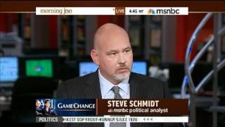 Brutally honest interview with Steve Schmidt  Palin quotis filled with anger has a divisive messagequot [upl. by Zins347]