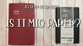 KOKUYO JIBUN TECHO BIZ  A5 SLIM VS B6 SLIM [upl. by Mcmaster]