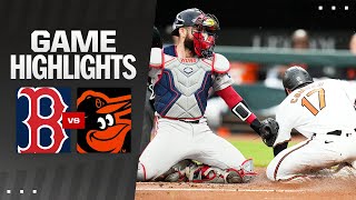 Red Sox vs Orioles Game Highlights 52924  MLB Highlights [upl. by Templia]