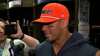 Russell Wilson Speaks After Being Benched by Broncos [upl. by Annaiv]