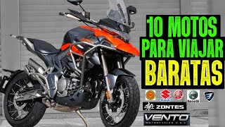 ✅ LAS MEJORES MOTOS PARA VIAJAR BARATAS Bajo Cilindraje 2020 y 2021 [upl. by Arehsat]