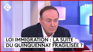 Loi immigration  crise politique majeure pour Macron  C à vous  18122023 [upl. by Anaile403]