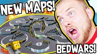 CRAZY NEW BEDWARS MAPS WAshDubh [upl. by Drofxer895]