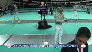 2022 743 T32 02 M S Individual Antalya TUR ZCH BLUE SZILAGYI HUN vs BAZADZE GEO [upl. by Abijah896]