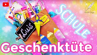 Einschulung 2021  Geschenktüten gestalten amp befüllen  DIY Kreative Geschenkideen  9999 Dinge [upl. by Gelya]