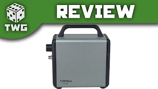 Airbrush Review Sparmax Airism Mini Compressor Unboxing [upl. by Stephanie]