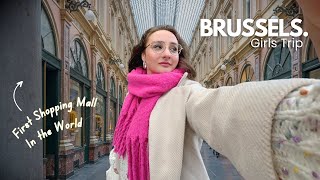 travel diary girls weekend trip to Belgium  where to eat in Brussels [upl. by Ellett781]