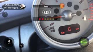 Mini Cooper S R53 Acceleration  0100kmh [upl. by Takken]