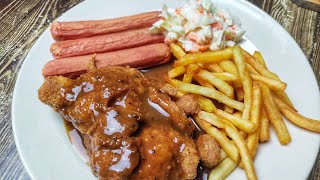 CHICKEN CHOP HOMEMADE GUNA TEPUNG GORENG BESTARI [upl. by Airdnekal903]