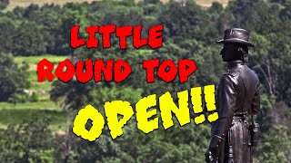 LITTLE ROUND TOP IS OPEN Ribbon Cutting Ceremony [upl. by Ruosnam328]